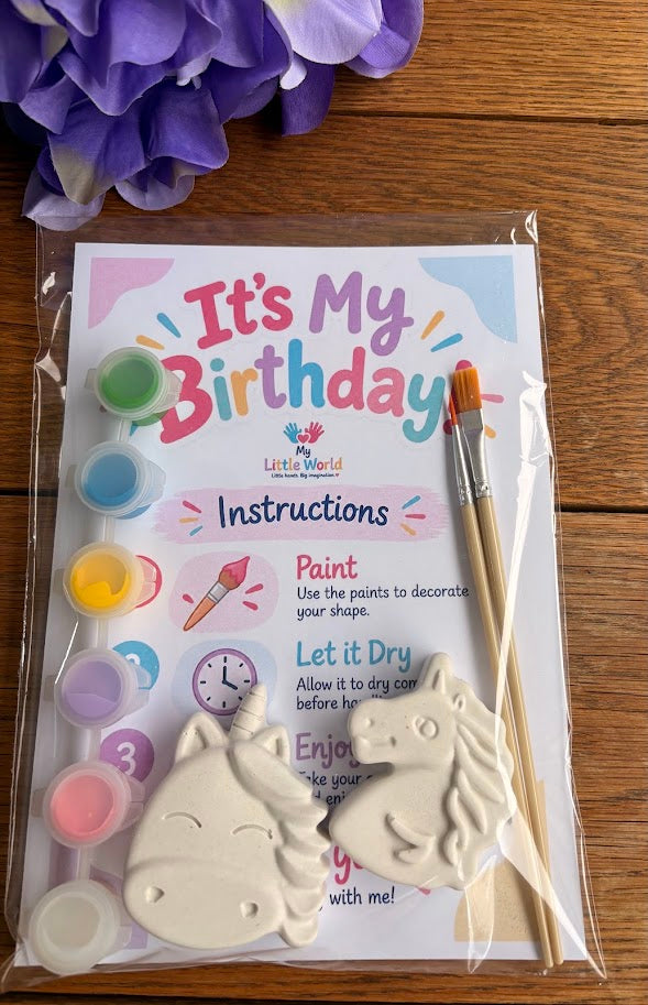 Unicorn Party Activity Kit - Set of 10